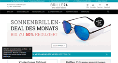 Desktop Screenshot of brille24.de